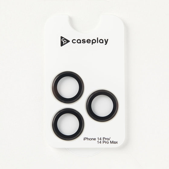 Camera Lens Protector(3 Lenses)  for Apple iPhone 14 Pro/14 Pro Max [ BLACK ]
