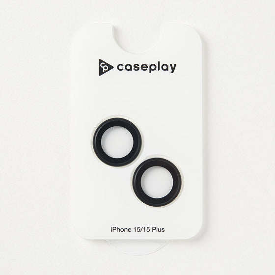 Camera Lens Protector(2 Lenses) for Apple iPhone 15 Plus [ BLACK ]