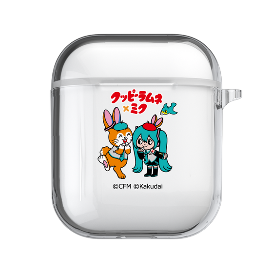 AirPods Case［ Hatsune Miku × Kuppy Ramune – Hatsune Miku × Kuppy – Chibi Illustration ］