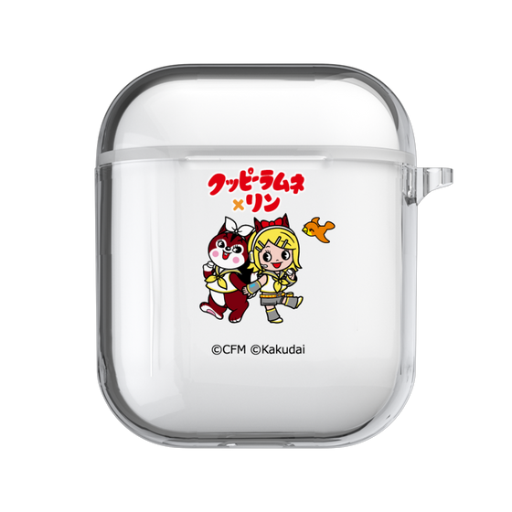 AirPods Case［ Hatsune Miku × Kuppy Ramune – Kagamine Rin × Ram – Chibi Illustration ］