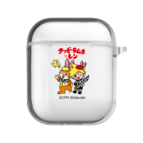 AirPods Case［ Hatsune Miku × Kuppy Ramune – Kagamine Len × Kuppy – Chibi Illustration ］