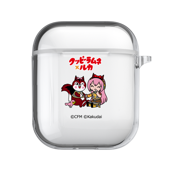 AirPods Case［ Hatsune Miku × Kuppy Ramune – Megurine Luka × Ram – Chibi Illustration ］
