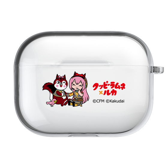 AirPods Case［ Hatsune Miku × Kuppy Ramune – Megurine Luka × Ram – Chibi Illustration ］