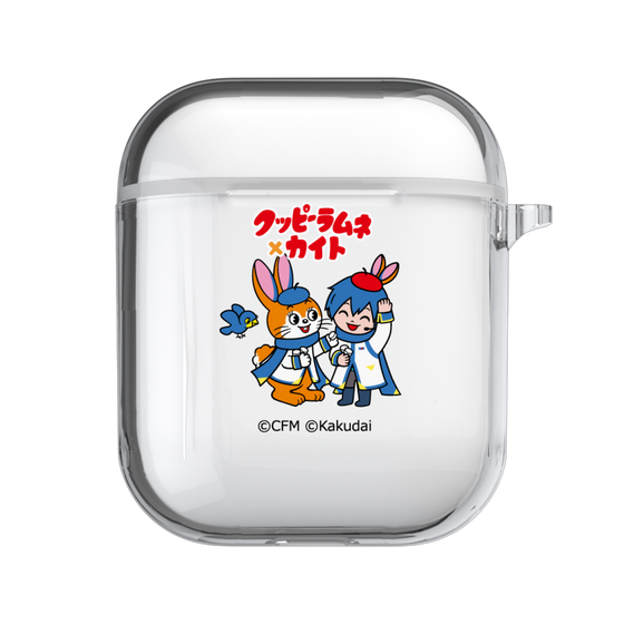AirPods Case［ Hatsune Miku × Kuppy Ramune – KAITO × Kuppy – Chibi Illustration ］