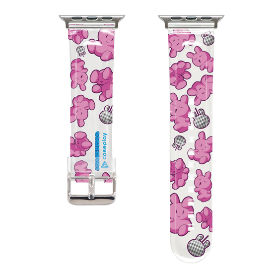 Apple Watch Clear Band［ Original - Rabbit Disco ］