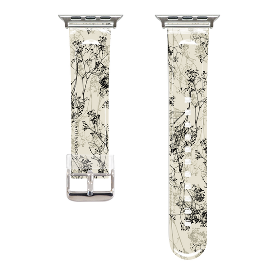 Apple Watch Clear Band［ LAGUNAMOON - Botanical - Beige ］