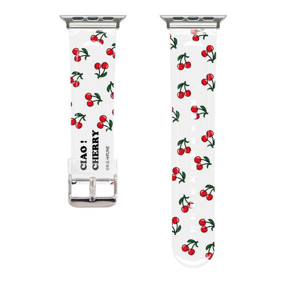 Apple Watch Clear Band［ Rune Naito - Cherry ］