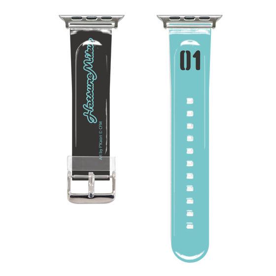 Apple Watch Clear Band［ HATSUNE MIKU - Logo ］