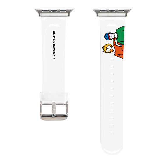 Apple Watch Clear Band［ Kiyokazu Tsujino - Girl and Boy ］