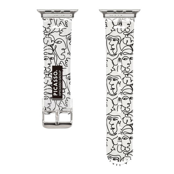 Apple Watch Clear Band［ PICASSO - Self-Portrait - pattern ］