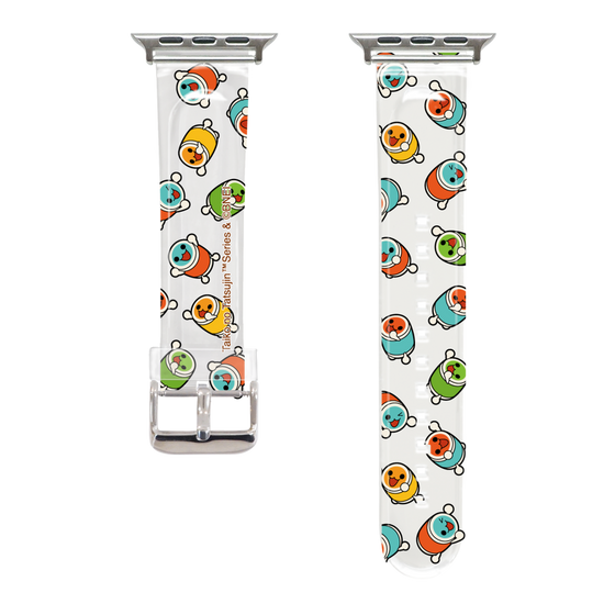 Apple Watch Clear Band［ Taiko no Tatsujin - Pattern ］