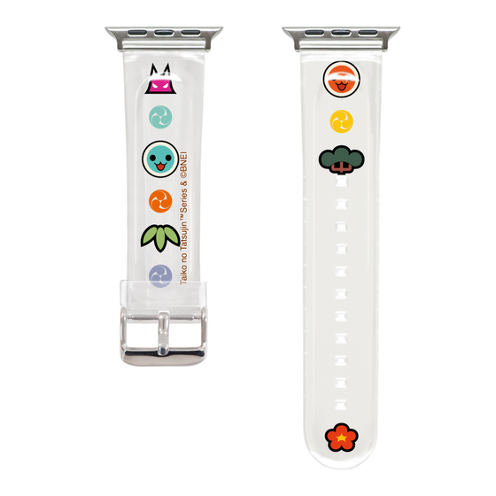 Apple Watch Clear Band［ Taiko no Tatsujin - Icon - Mark ］