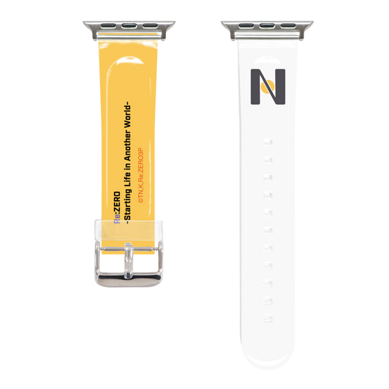 Apple Watch Clear Band［ Re:ZERO -Starting Life in Another World- Subaru Natsuki - Motif ］