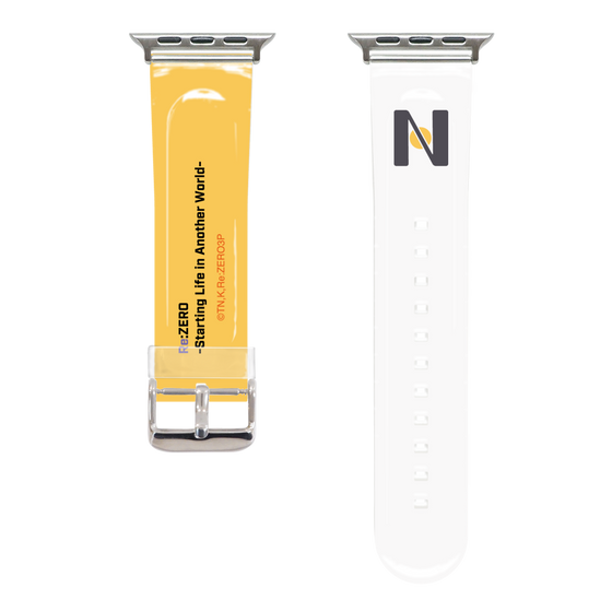 Apple Watch Clear Band［ Re:ZERO -Starting Life in Another World- Subaru Natsuki - Motif ］