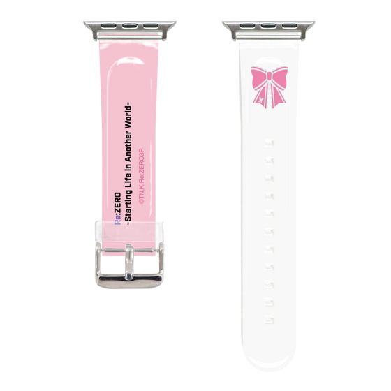 Apple Watch Clear Band［ Re:ZERO -Starting Life in Another World- Beatrice - Motif ］
