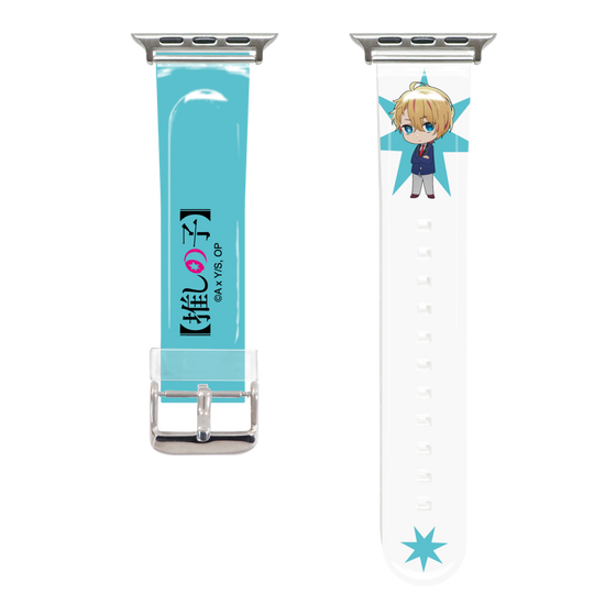 Apple Watch Clear Band［ 【OSHI NO KO】 -  Aqua - Mini Character ］