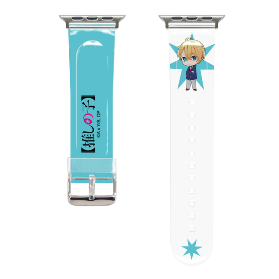 Apple Watch Clear Band［ 【OSHI NO KO】 -  Aqua - Mini Character ］