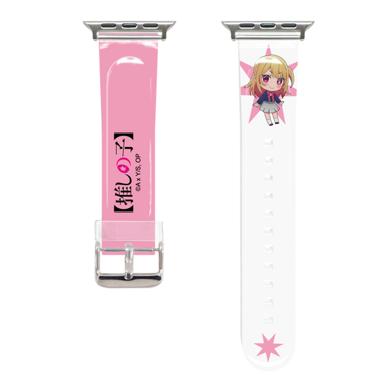 Apple Watch Clear Band［ 【OSHI NO KO】 -  Ruby - Mini Character ］