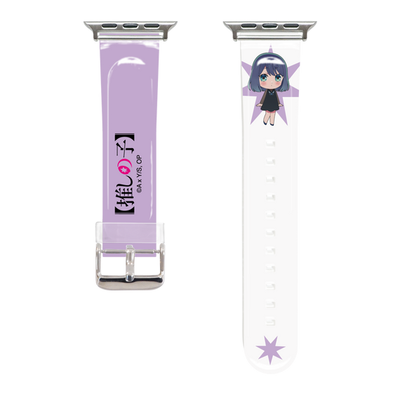 Apple Watch Clear Band［ 【OSHI NO KO】 -  Akane Kurokawa - Mini Character ］