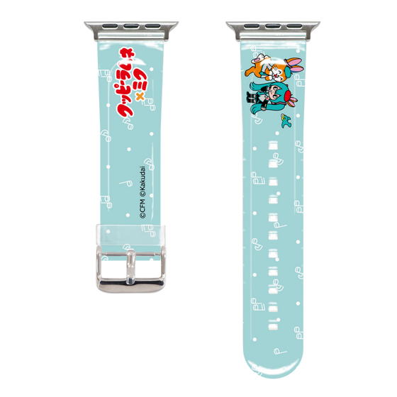 Apple Watch Clear Band［ Hatsune Miku × Kuppy Ramune – Hatsune Miku × Kuppy – Chibi Illustration ］