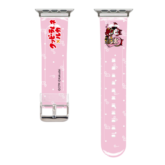 Apple Watch Clear Band［ Hatsune Miku × Kuppy Ramune – Megurine Luka × Ram – Chibi Illustration ］
