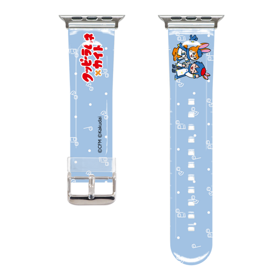Apple Watch Clear Band［ Hatsune Miku × Kuppy Ramune – KAITO × Kuppy – Chibi Illustration ］