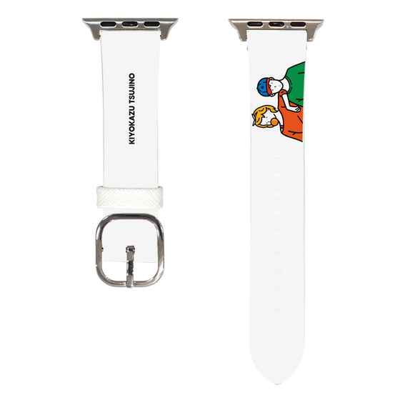 Apple Watch Leather Band［ Kiyokazu Tsujino - Girl and Boy ］