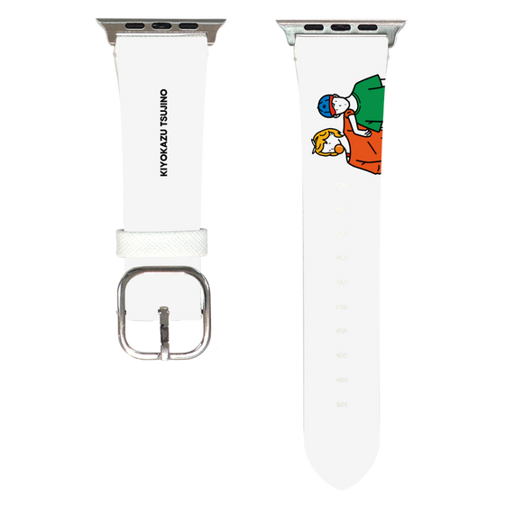 Apple Watch Leather Band［ Kiyokazu Tsujino - Girl and Boy ］