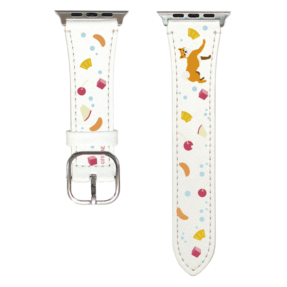 Apple Watch Leather Band［ Shibata-san - Fruit Punch ］