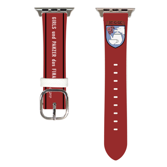 Apple Watch Leather Band［ Girls und Panzer - St. Gloriana Girls' College ］
