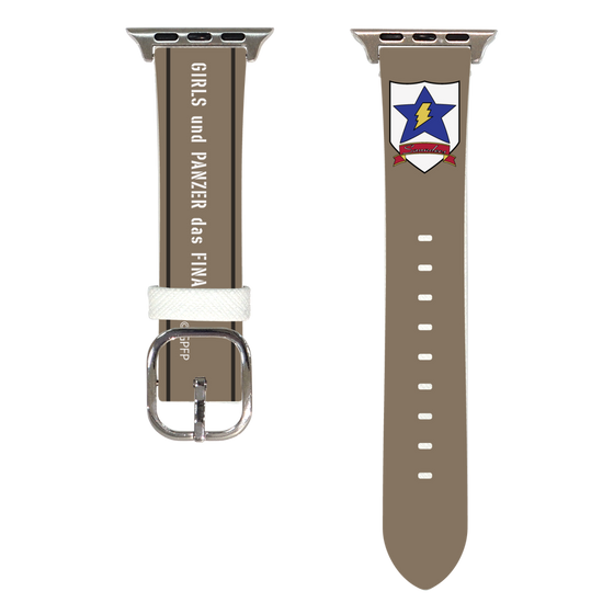 Apple Watch Leather Band［ Girls und Panzer - Saunders University High School ］