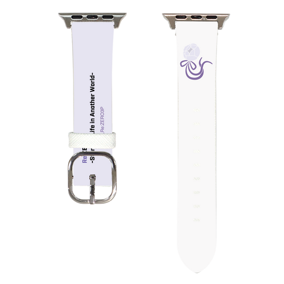 Apple Watch Leather Band［ Re:ZERO -Starting Life in Another World- Emilia - Motif ］
