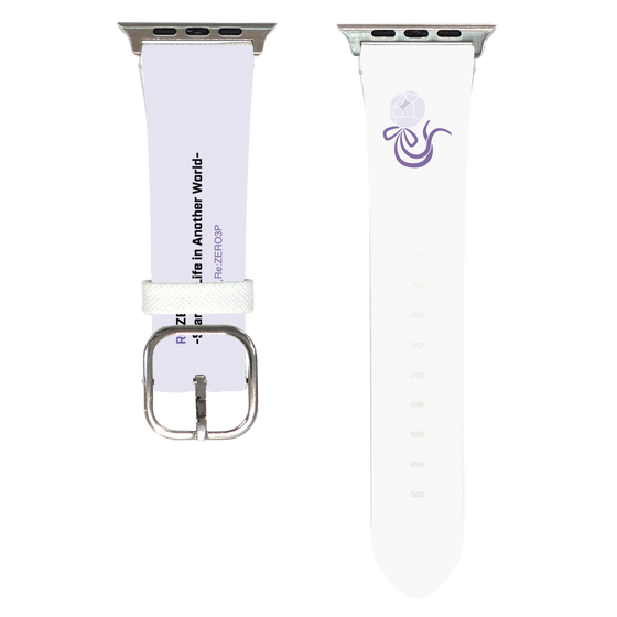 Apple Watch Leather Band［ Re:ZERO -Starting Life in Another World- Emilia - Motif ］