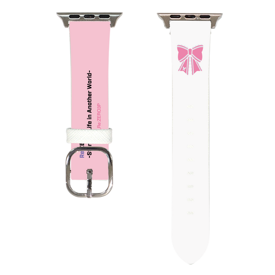 Apple Watch Leather Band［ Re:ZERO -Starting Life in Another World- Beatrice - Motif ］