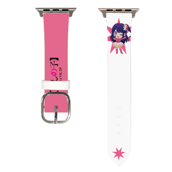 Apple Watch Leather Band［ 【OSHI NO KO】 - Ai - Mini Character ］