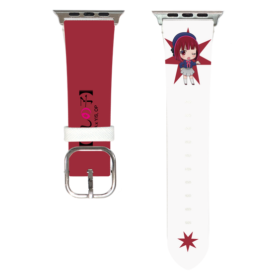 Apple Watch Leather Band［ 【OSHI NO KO】 -  Kana Arima - Mini Character ］