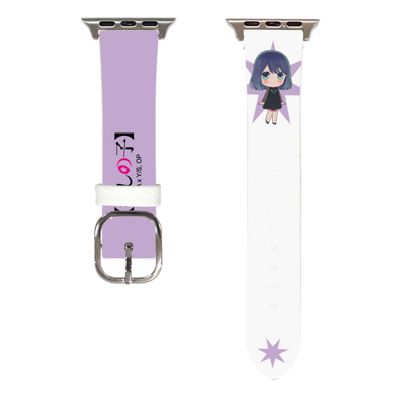 Apple Watch Leather Band［ 【OSHI NO KO】 -  Akane Kurokawa - Mini Character ］