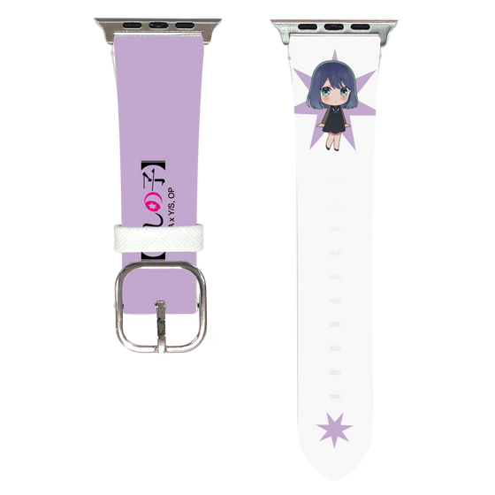 Apple Watch Leather Band［ 【OSHI NO KO】 -  Akane Kurokawa - Mini Character ］