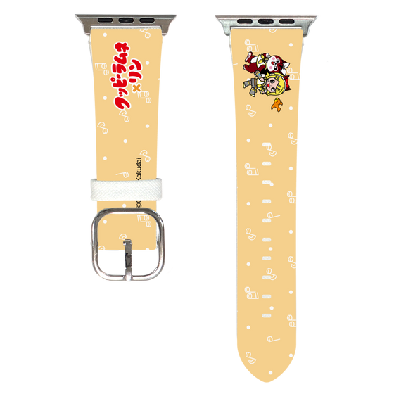 Apple Watch Leather Band［ Hatsune Miku × Kuppy Ramune – Kagamine Rin × Ram – Chibi Illustration ］