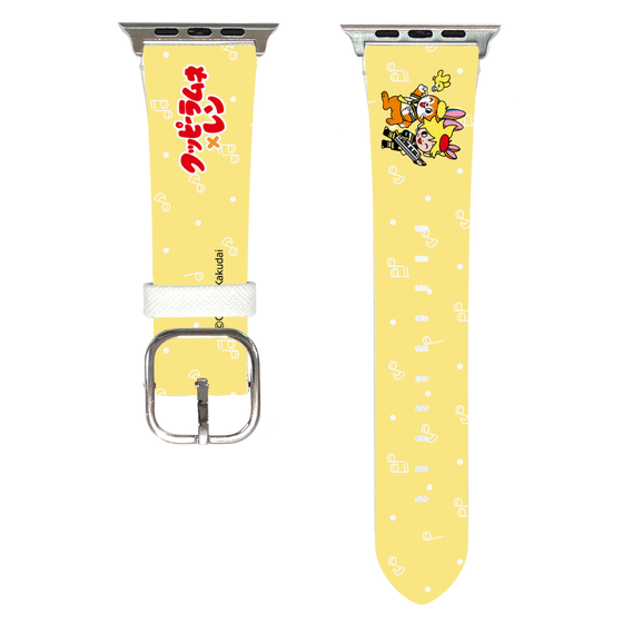Apple Watch Leather Band［ Hatsune Miku × Kuppy Ramune – Kagamine Len × Kuppy – Chibi Illustration ］