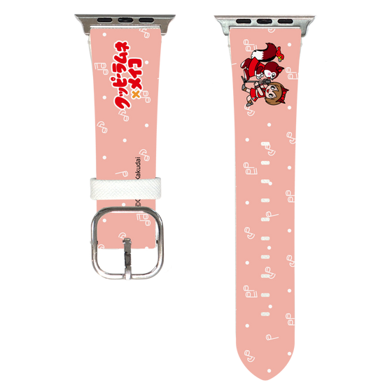 Apple Watch Leather Band［ Hatsune Miku × Kuppy Ramune – MEIKO × Ram – Chibi Illustration ］