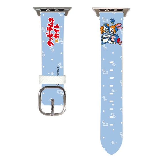 Apple Watch Leather Band［ Hatsune Miku × Kuppy Ramune – KAITO × Kuppy – Chibi Illustration ］