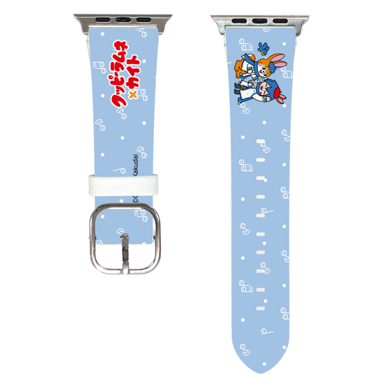 Apple Watch Leather Band［ Hatsune Miku × Kuppy Ramune – KAITO × Kuppy – Chibi Illustration ］