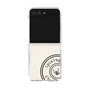 Clear Case for Samsung Galaxy Z Flip5［ 1PIU1UGUALE3 - crane - Black ］