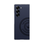 Clear Case for Samsung Galaxy Z Fold6［ 1PIU1UGUALE3 - crane - Black ］