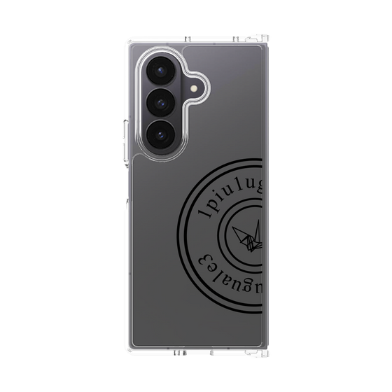 Clear Case［ 1PIU1UGUALE3 - crane - Black ］