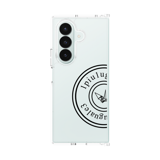 Clear Case［ 1PIU1UGUALE3 - crane - Black ］