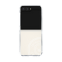Clear Case for Samsung Galaxy Z Flip5［ 1PIU1UGUALE3 - crane - White ］