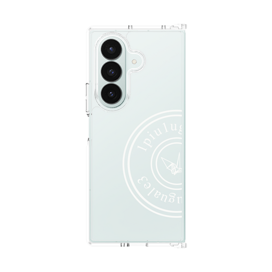 Clear Case［ 1PIU1UGUALE3 - crane - White ］