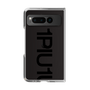 Clear Case for Google Pixel Fold［ 1PIU1UGUALE3 - Logo Bold - Black ］